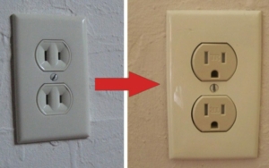 Two-prong ungrounded outlet